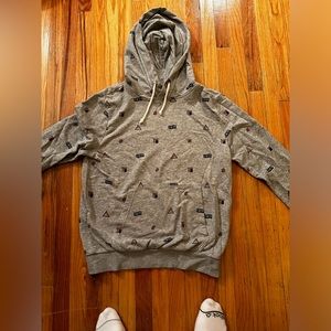 Divided Hoodie . Measurements in description